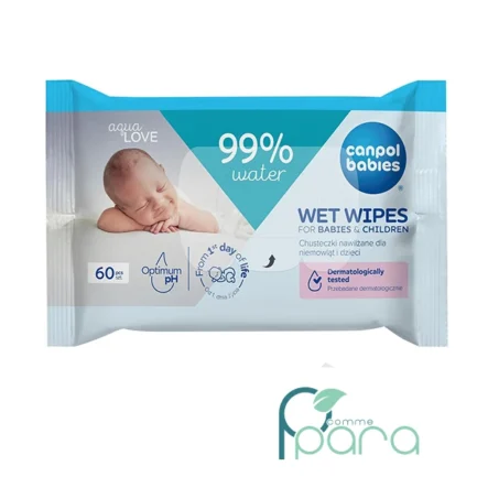pcommepara-CANPOL-Lingettes-Humides-99-Deau-60-Unites