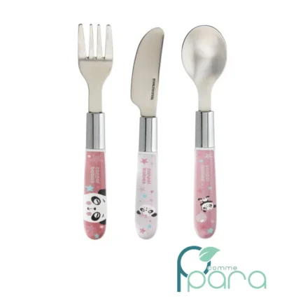 pcommepara-CANPOL-Set-De-Couverts-En-Acier-Inoxydable-Exotic-Animals
