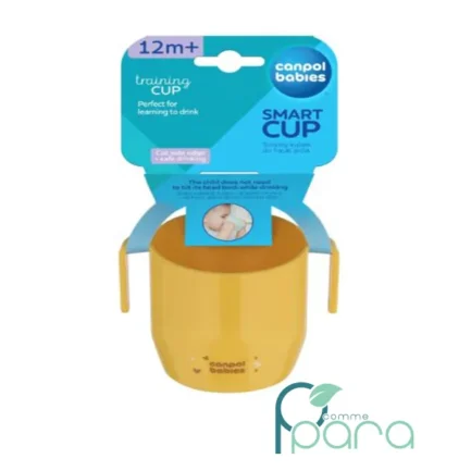 pcommepara-CANPOL-Tasse-Dapprentissage-SMART-180ml-12m-JAUNE-74-060.