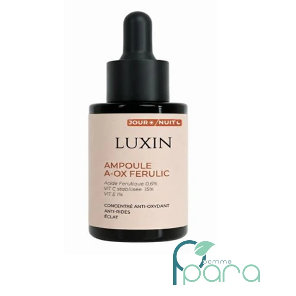 pcommepara LUXIN Ampoule A-OX Ferulic 30 ml – Sérum Antioxydant Anti-Rides et Éclat pcommepara-LUXIN-Ampoule-A-OX-Ferulic-30-ml-–-Serum-Antioxydant-Anti-Rides-et-Eclat