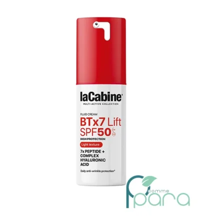pcommepara-LaCabine-BTx7-Lift-Fluide-Creme-SPF50-50-ml-–-Creme-Solaire-Anti-Age-et-Lissante