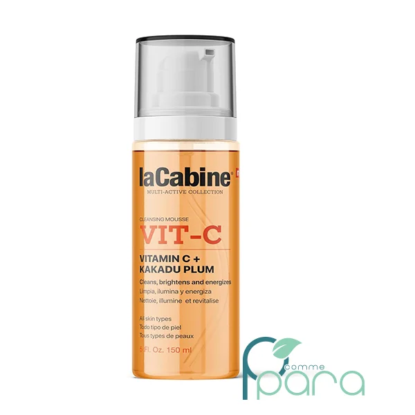 pcommepara LaCabine VIT-C Mousse Nettoyante 150 ml – Nettoyant Visage Éclat à la Vitamine C pcommepara-LaCabine-VIT-C-Mousse-Nettoyante-150-ml-–-Nettoyant-Visage-Eclat-a-la-Vitamine-C.