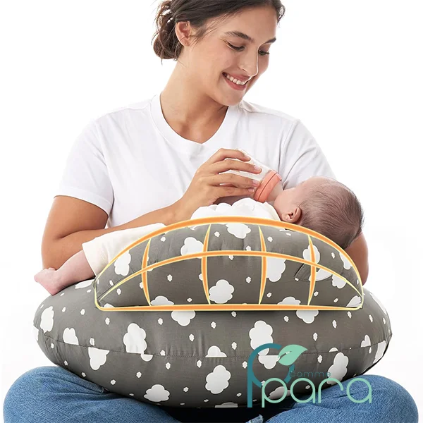 pcommepara MOMCOZY Coussin D'allaitement Gris Nuage pcommepara-MOMCOZY-Coussin-Dallaitement-Gris-Nuage