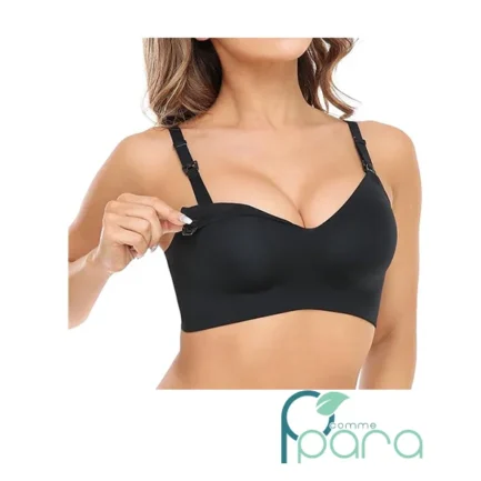 pcommepara-MOMCOZY-Soutien-Gorge-Noir-Taille-M.