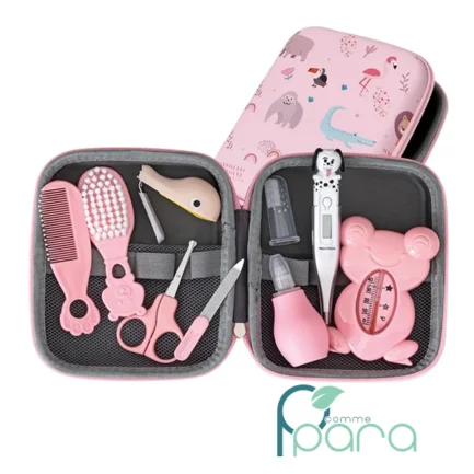 pcommepara-PLIC-Ma-Petite-Trousse-Soin-Bebe-Rose-9-Articles